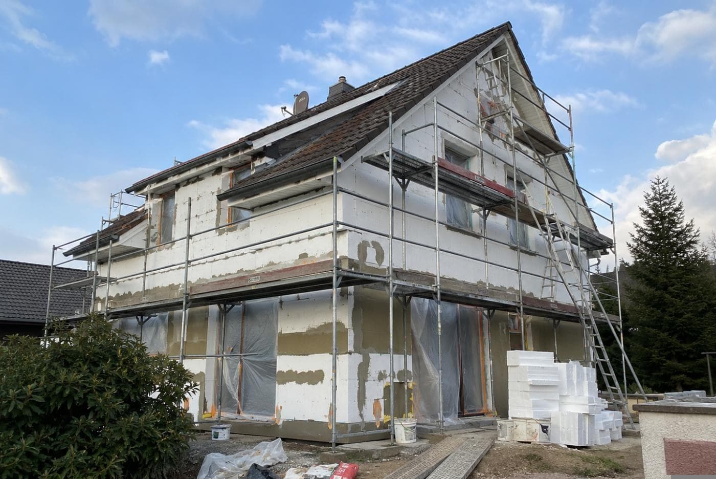 Renovierter Wohnraum eines Privatkunden